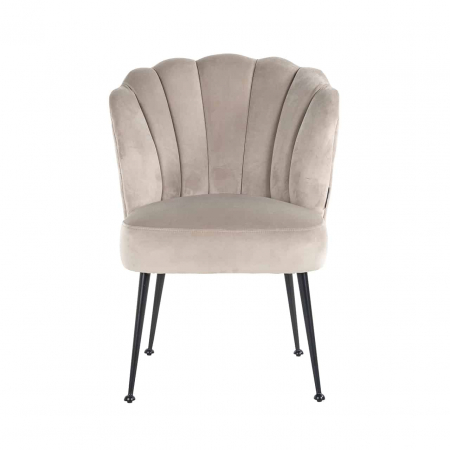Scaun Pippa catifea kaki / negru (Quartz Khaki 903), S4445 B KHAKI VELVET - Richmond Interiors [3]
