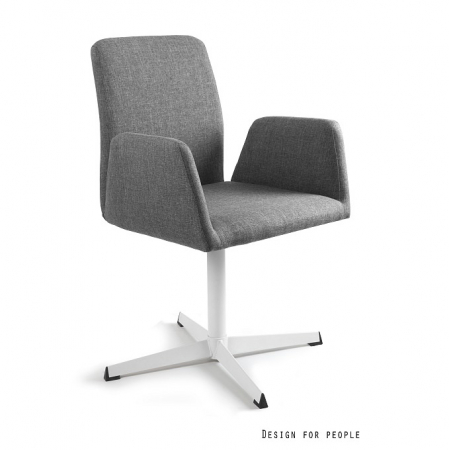 Scaun pivotant Brava, tapiterie din material textil, diverse culori, baza aluminiu vopsit, 2-155A-MT1 - Unique [5]