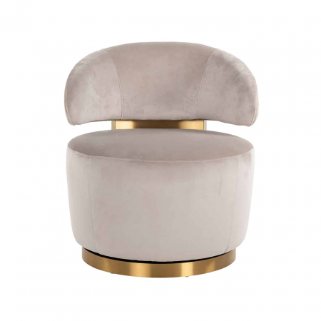 Scaun rotativ Maxime catifea kaki (Quartz Khaki 903), S4546 KHAKI VELVET - Richmond Interiors [3]