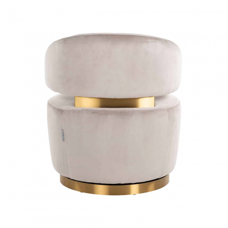 Scaun rotativ Maxime catifea kaki (Quartz Khaki 903), S4546 KHAKI VELVET - Richmond Interiors [2]