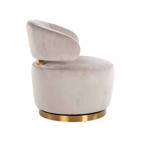 Scaun rotativ Maxime catifea kaki (Quartz Khaki 903), S4546 KHAKI VELVET - Richmond Interiors [1]