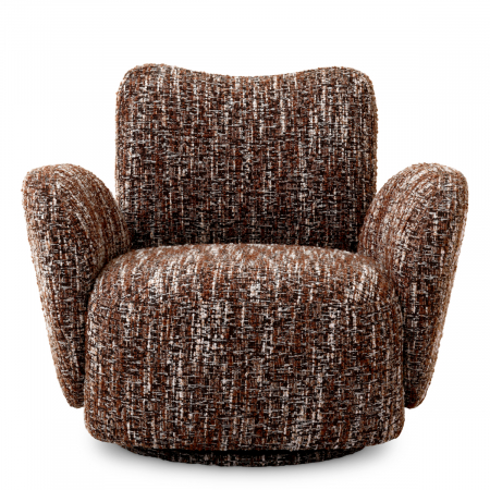  Scaun rotativ Merida bouclé sonata roșie 118836 EICHHOLTZ [2]
