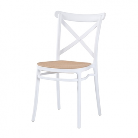Promotii - Scaun Rusty Vintage Alb/Negru, KH010100247 - King