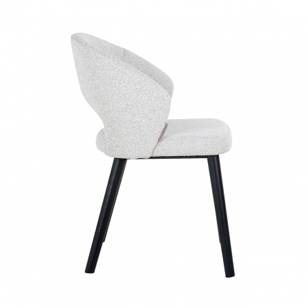 Scaun Savoy alb boucl√© (Copenhaga 900 Boucl√© Alb), S4560 WHITE BOUCLé - Richmond Interiors [1]