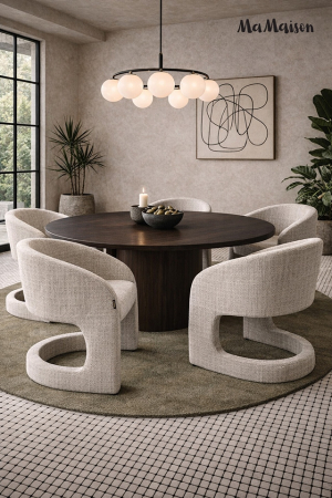 Scaun Shelly 62x50x78 cm, Davis Cremona 02 Bej - MaMaison [7]