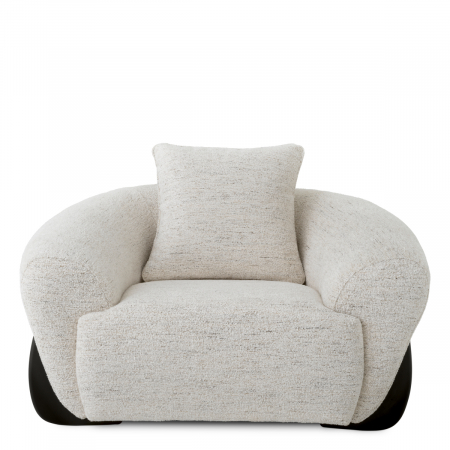   Scaun Siderno scoică albă crem 118609 EICHHOLTZ [2]