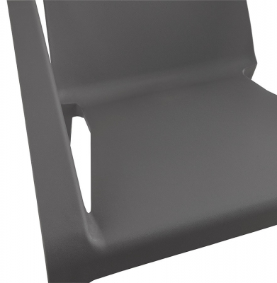 Scaun terasa/piscina gri Soleado premium polipropilena, forma patrata, AC01510DG - Kokoon [4]
