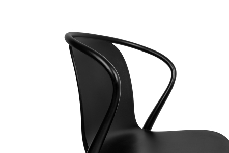 Scaun Sparks 53,5x54x79,5 cm, Polipropilenă Negru - King Home [3]