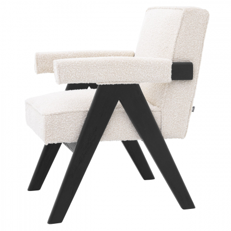   Scaun de dining Greta bouclé crem 113997 EICHHOLTZ [3]