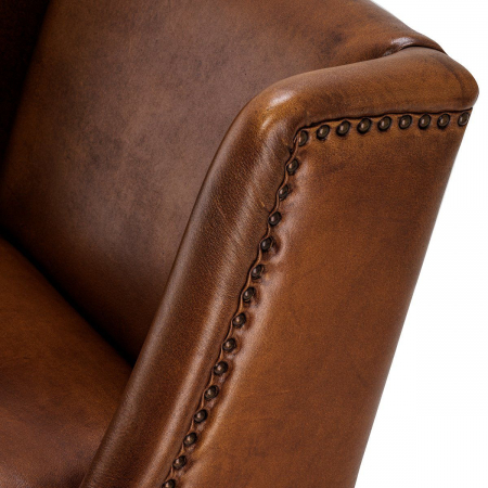   Scaun de dining St. James din piele de tutun 107457 EICHHOLTZ [5]
