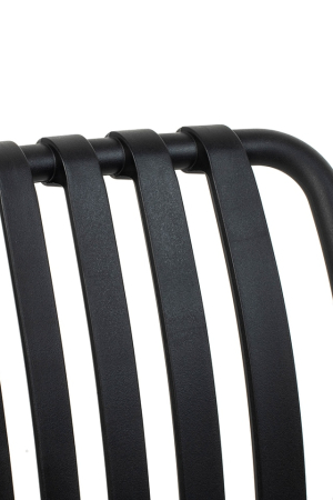 Scaun Strips Arm 56x60x80 cm, Polipropilenă Negru - Modesto Design [5]