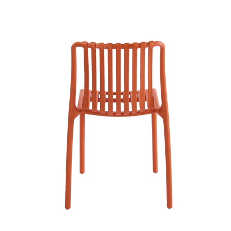 Scaun Strips UV 40x40x78 cm, Plastic Portocaliu - King Home [3]