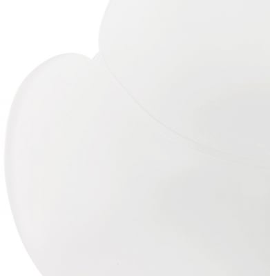 Scaun modern alb Testa premium, polipropilena / picioare subtiri otel crom, AC01410WH - Kokoon [5]
