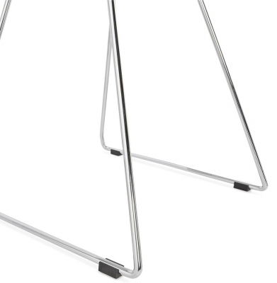 Scaun modern alb Testa premium, polipropilena / picioare subtiri otel crom, AC01410WH - Kokoon [9]