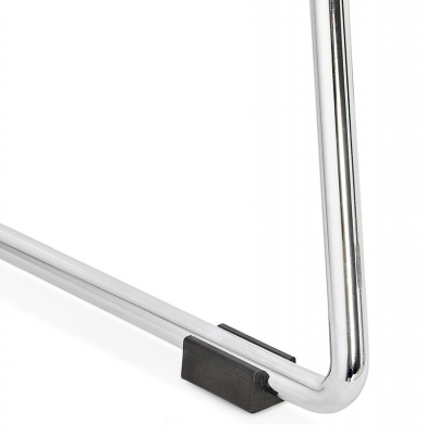 Scaun modern negru Testa Premium, polipropilena / picioare subtiri otel, AC01420BL - Kokoon [12]