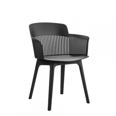 Promotii - Scaun Torres Negru - Baza diverse nuante - Negre/Lemn, KH010100236 - King