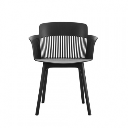 Scaun Torres Negru - Baza diverse nuante - Negre/Lemn, KH010100236 - King [1]