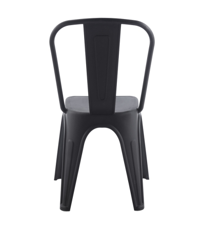 Scaun Tower Paris PP 46x50x86 cm, Plastic Negru - King Home [2]