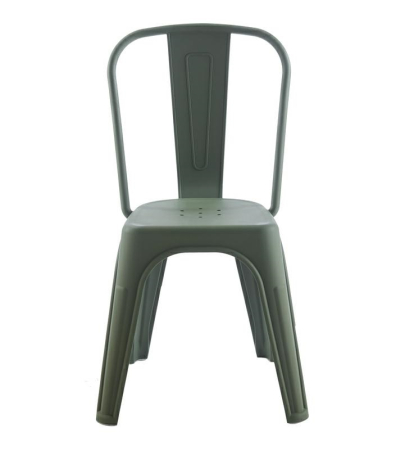 Produse - Scaun Tower Paris PP 46x50x86 cm, Polipropilenă Verde Închis Mat - King Home