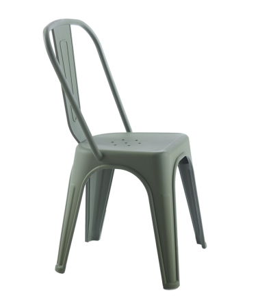 Scaun Tower Paris PP 46x50x86 cm, Polipropilenă Verde Închis Mat - King Home [1]