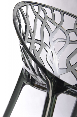 Scaun transparent design Lines Premium, policarbonat, 156-APC.CLEAR - King [8]