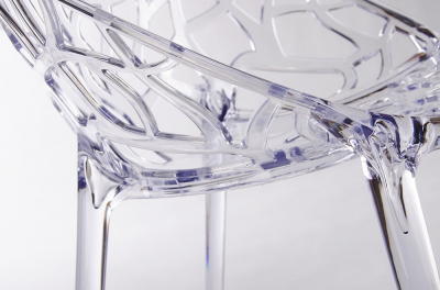 Scaun transparent design Lines Premium, policarbonat, 156-APC.CLEAR - King [3]
