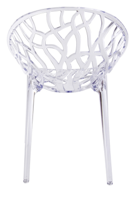 Scaun transparent design Lines Premium, policarbonat, 156-APC.CLEAR - King [1]