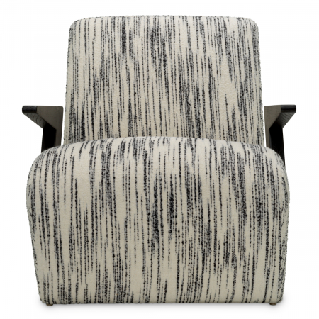   Scaun Venosa radianță negru și alb 118434 EICHHOLTZ [1]