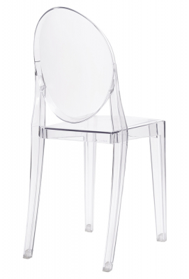 Scaun Victoria design modern stil victorian, diverse culori, policarbonat, 111-APC.CLEAR - King [2]