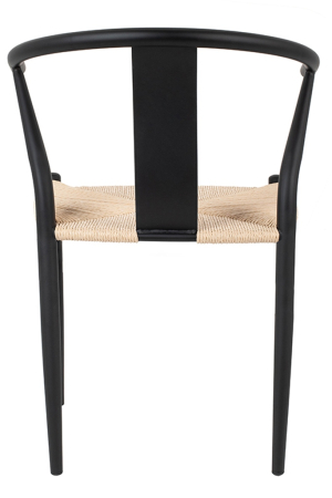 Scaun Wishbone 55x50x75 cm, Negru - King Home [3]