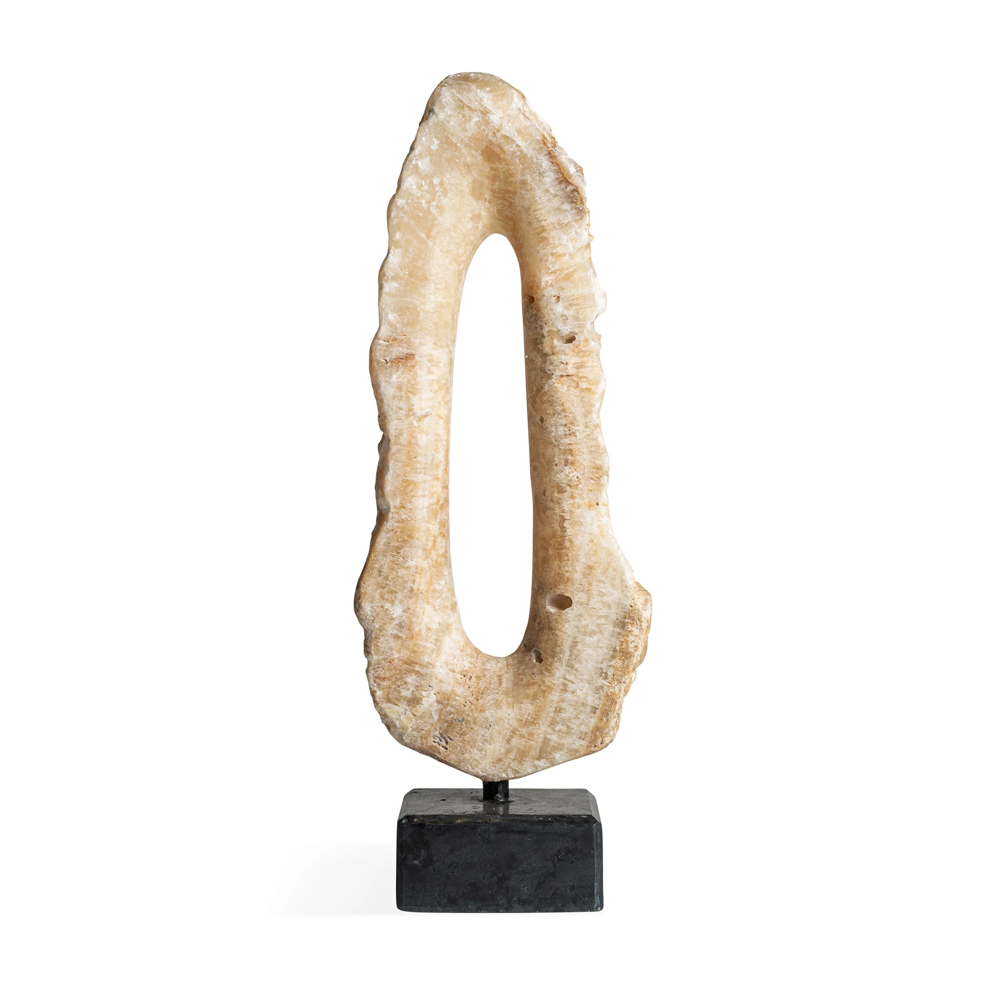 Sculptura Decorativa din Onix, Crem, 27x13x75 cm - VicalHome 36613 [2]