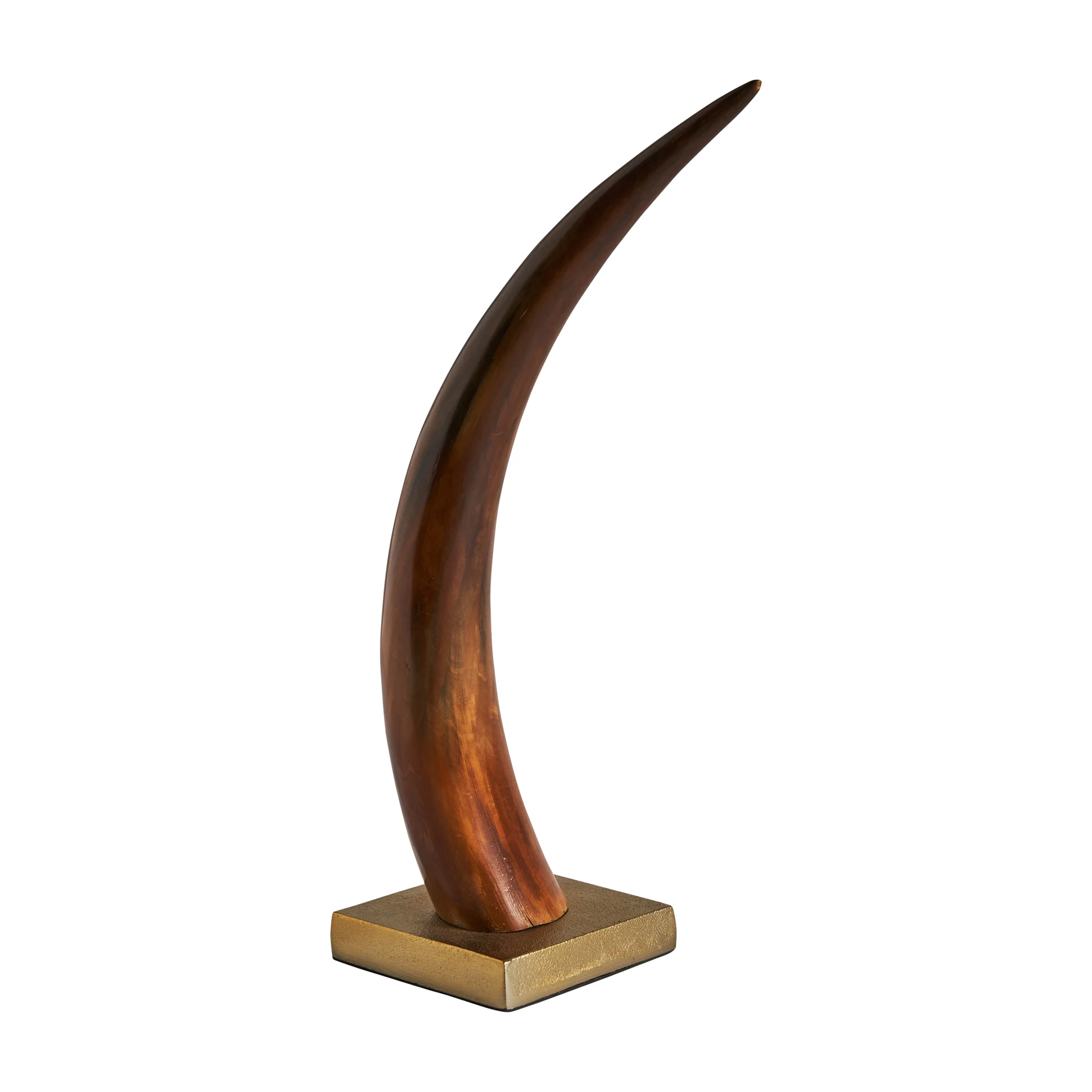 Sculptura Decorativa din Os si Fier, Maro, 11x16x42 cm - VicalHome 32088 [0]