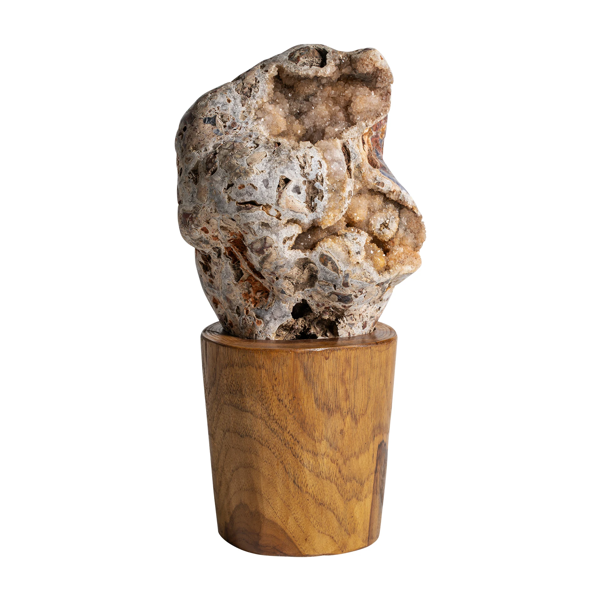 Sculptura Decorativa din Piatra si Lemn, 23x20x45 cm - VicalHome 36611 [2]
