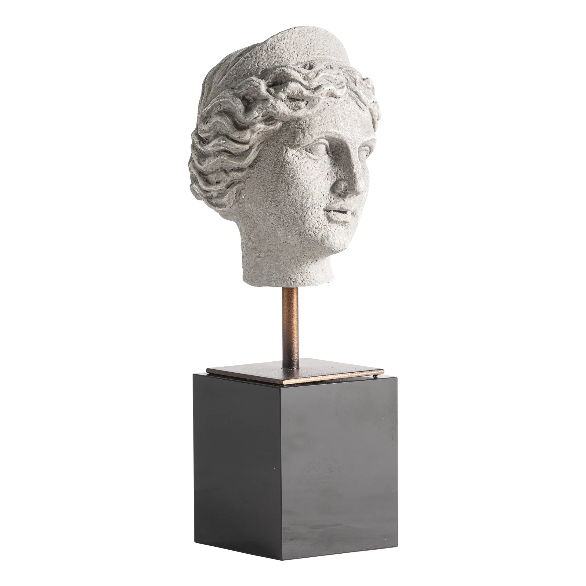Produse - Sculptura Decorativa din Rasina, Alb-crem, 12x11x24 cm, Stil Clasic - VicalHome 37179