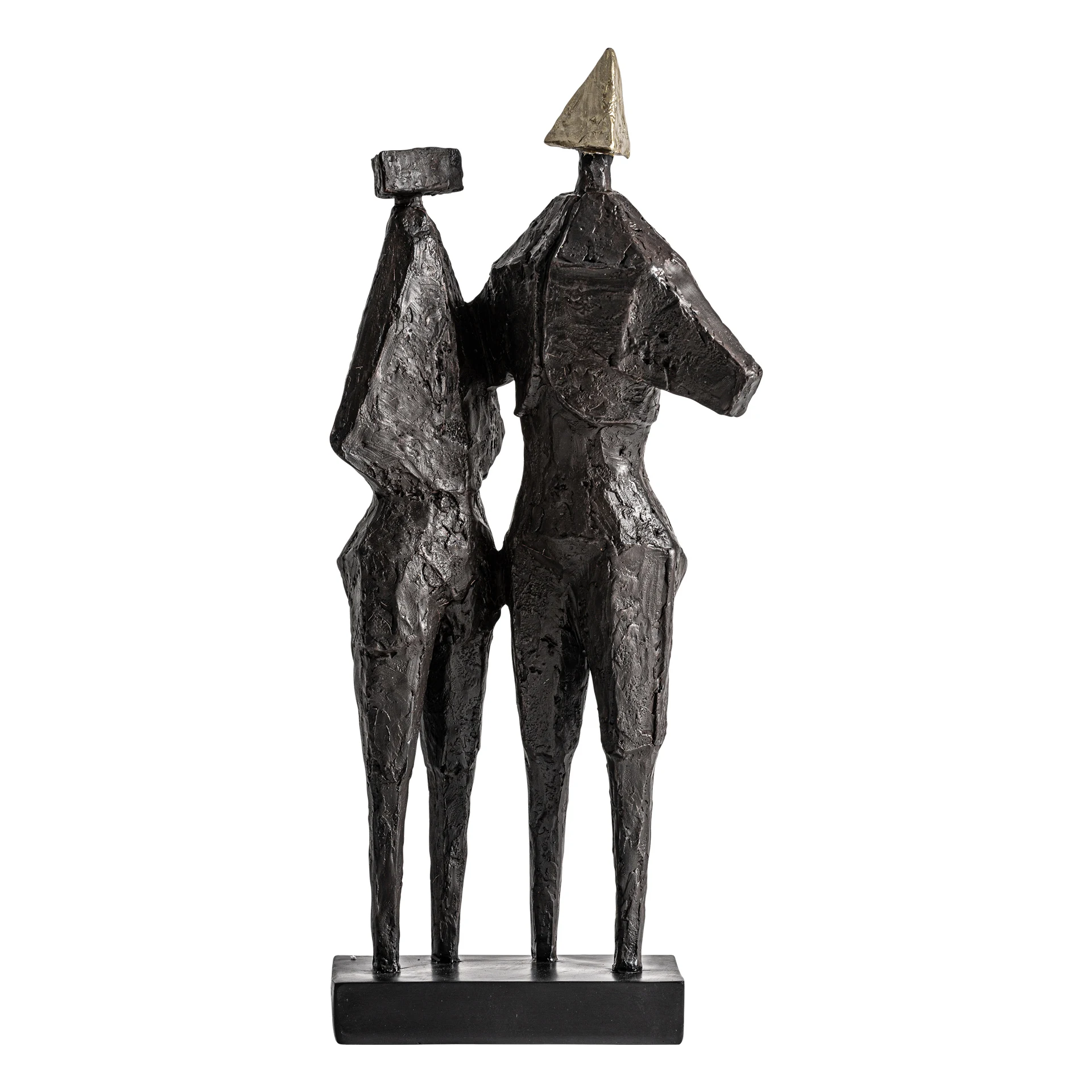 Produse - Sculptura Decorativa din Rasina, Negru, 21x12x49 cm - VicalHome 37166