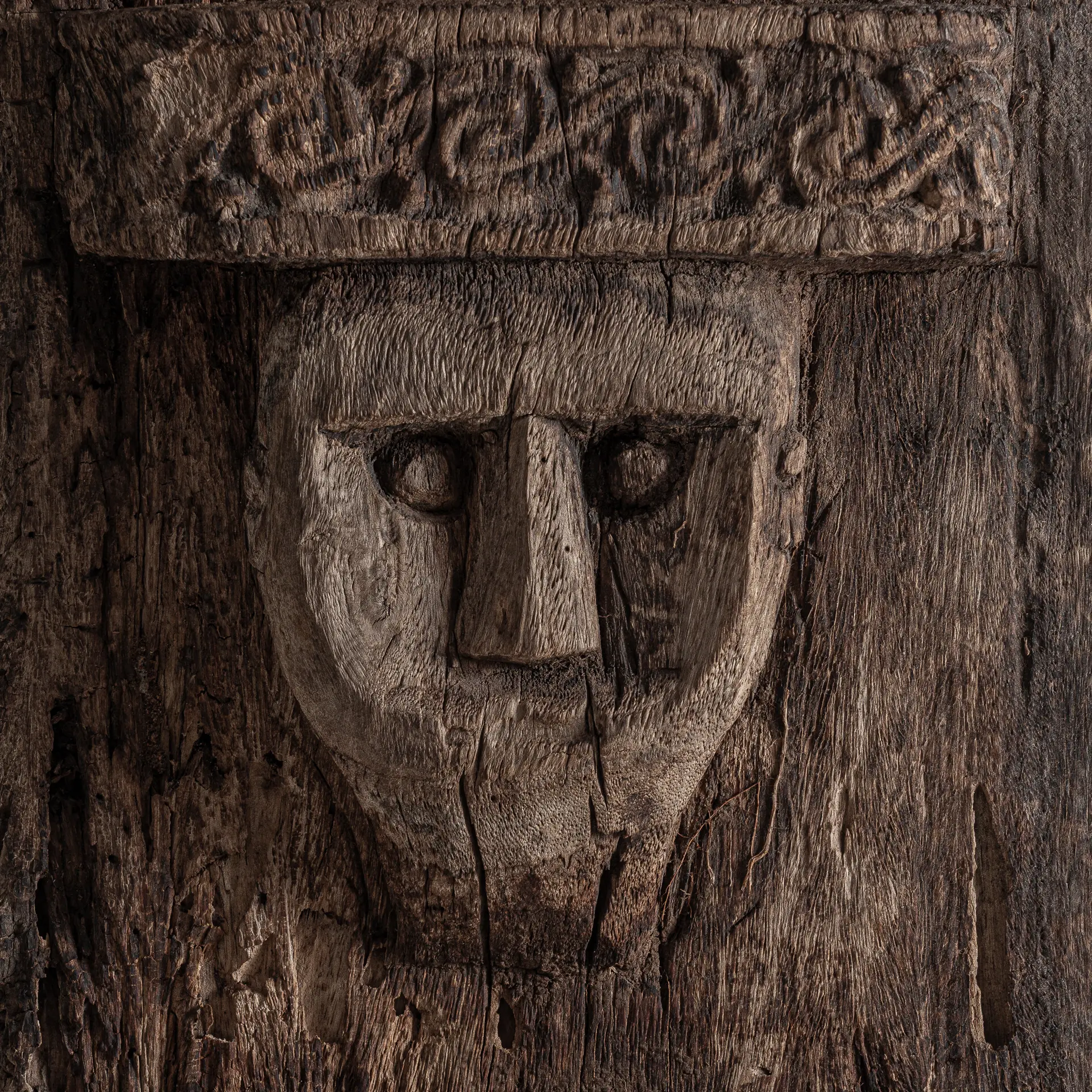 Scultura de Podea 31x24x253 cm, Lemn de Suar Maro - VicalHome VicalHome 38358 [1]