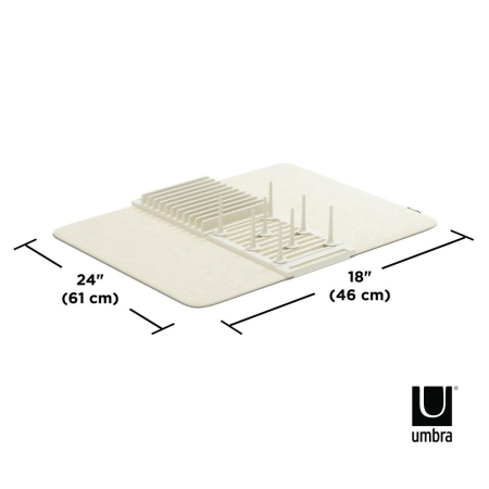 Scurgător de Vase Udry 47x17x9 cm, Microfibră Bej - Umbra [5]