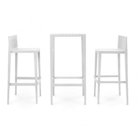 Produse - Set 1 masa bar+2 scaune Spritz h 97 cm, polipropilena, diverse culori, 56022 W - Vondom