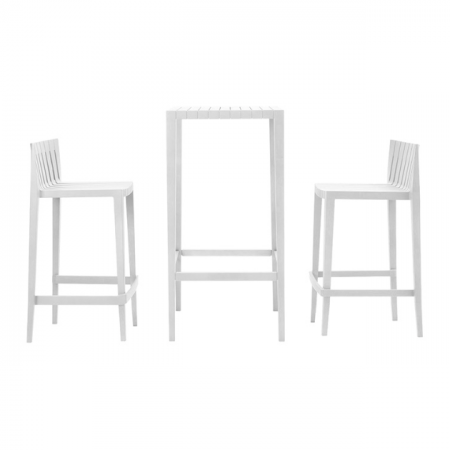 Produse - Set 1 masa bar+2 scaune Spritz h 87 cm, polipropilena, diverse culori, 56021 W - Vondom