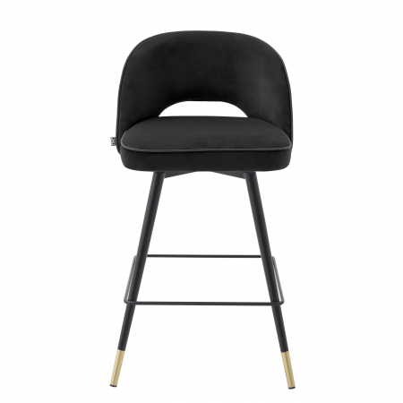   Scaun de bar Cliff din catifea gri savona set de 2 114324 EICHHOLTZ [22]