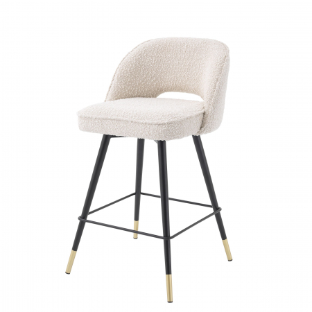   Scaun de bar Cliff bouclé crem set de 2 114649 EICHHOLTZ [1]