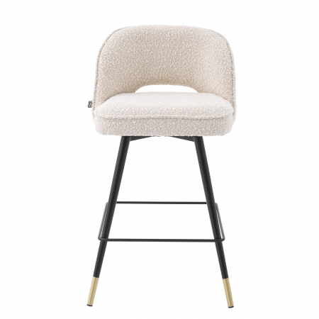   Scaun de bar Cliff bouclé crem set de 2 114649 EICHHOLTZ [2]