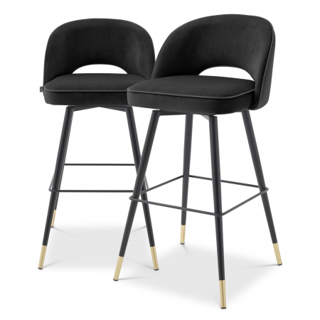   Scaun bar Cliff savona verde pistachiu catifea S/2 114314 EICHHOLTZ [23]