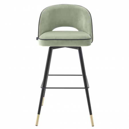   Scaun bar Cliff savona verde pistachiu catifea S/2 114314 EICHHOLTZ [2]