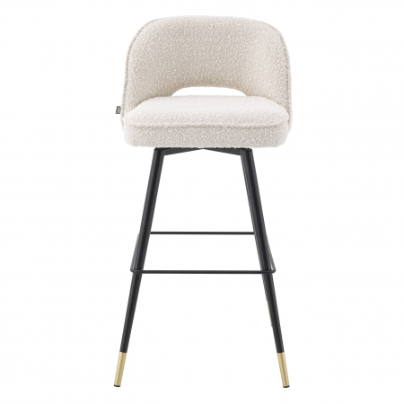   Scaun de bar Cliff bouclé crem set de 2 114648 EICHHOLTZ [1]