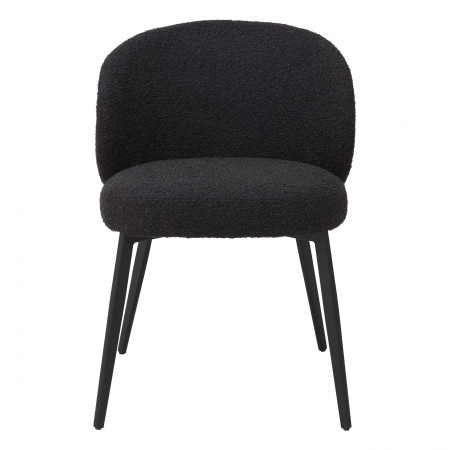   Scaun de dining Lloyd bouclé negru set de 2 115994 EICHHOLTZ [2]