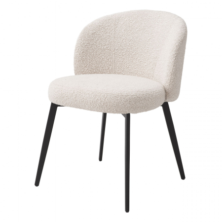   Scaun de dining Lloyd bouclé negru set de 2 115994 EICHHOLTZ [7]