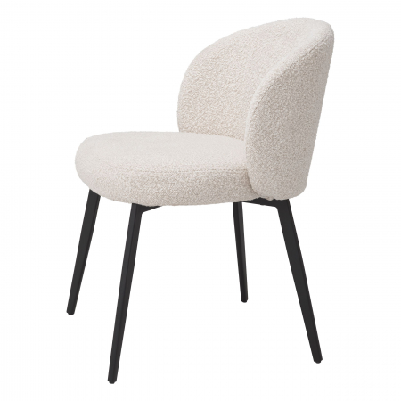   Scaun de dining Lloyd bouclé negru set de 2 115994 EICHHOLTZ [9]