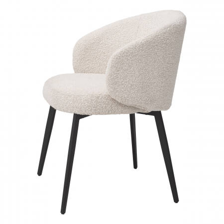   Scaun de dining Lloyd cu brațe bouclé crem set de 2 115093 EICHHOLTZ [3]