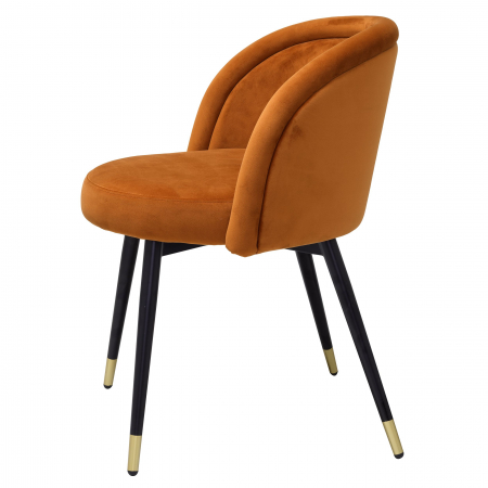   Scaun de dining Chloé savona catifea portocalie set de 2 115964 EICHHOLTZ [3]